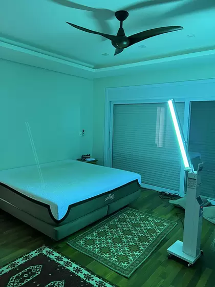 esterilizador de ambientes com lampada uv-c e ozonio