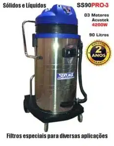 aspirador industrial sólidos líquidos SS90-PRO3 STARMIX